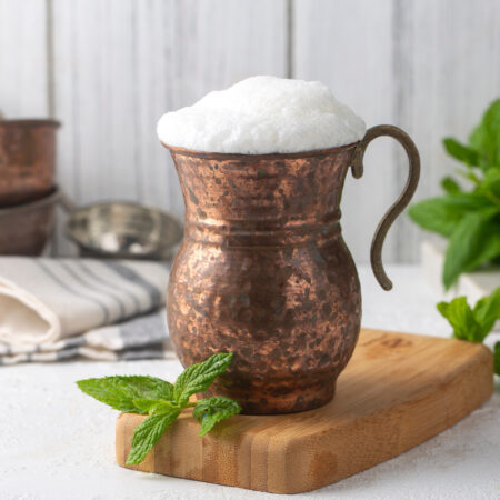 Açık ayran bardağı, Gıyma Kebap Ankara Çankaya Emek içecek