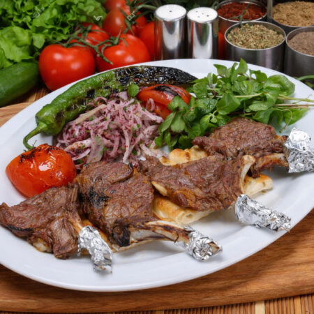 Kuzu pirzola porsiyon ızgara, Gıyma Kebap Ankara Çankaya Emek